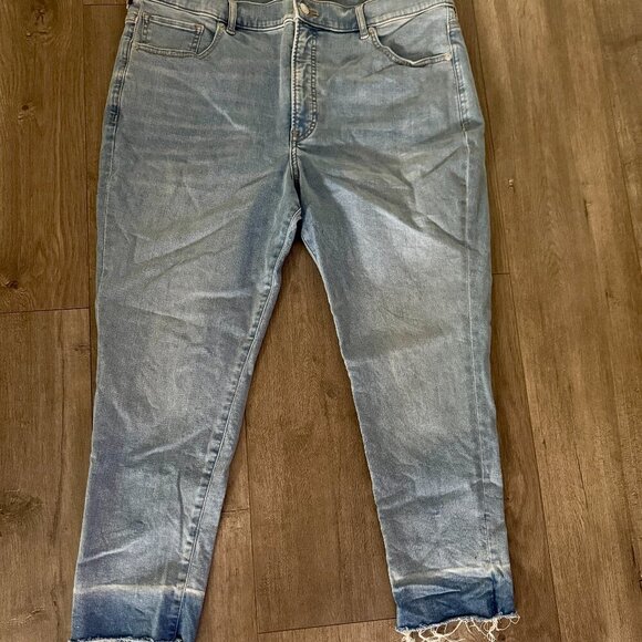 Express High Rise Skinny Jeans | Light Wash | NWT (No Tags) | Size 16S - Picture 1 of 6